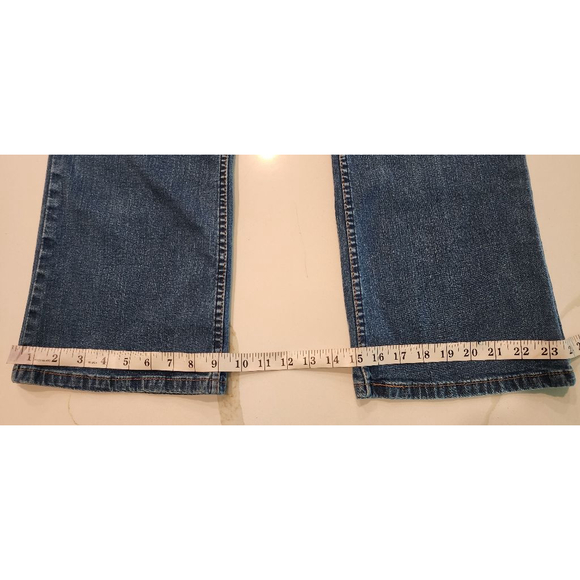 Signature by Levi Strauss At Waist Bootcut Jeans Women's Size 14 Stretch Denim - Picture 11 of 11